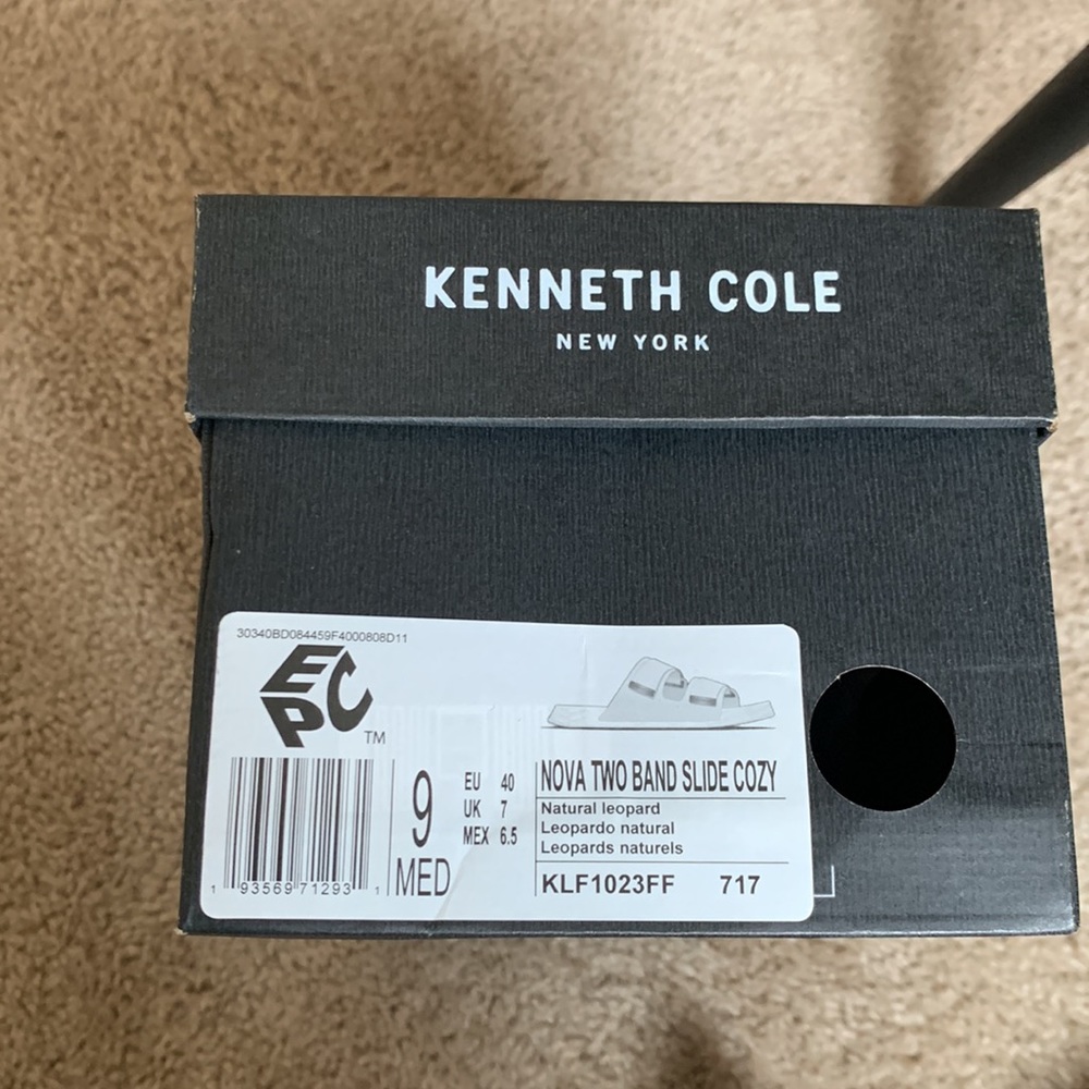 NIB KENNETH COLE * nova two band slide cozy slide sandals, NIB BUNDLE and SAVE - Picture 9 of 10